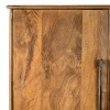 GEDEON-Buffet Vintage 3 portes 2 tiroirs L200, bois de Manguier massif
