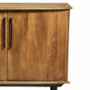 GEDEON-Buffet vintage 3 portes 2 tiroirs en bois de Manguier massif