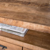 BELEM-MeubleTV 3 tiroirs L180cm en bois de Manguier massif et métal
