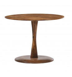 BANGALORE-Table basse ronde Diam60 en bois de Manguier massif